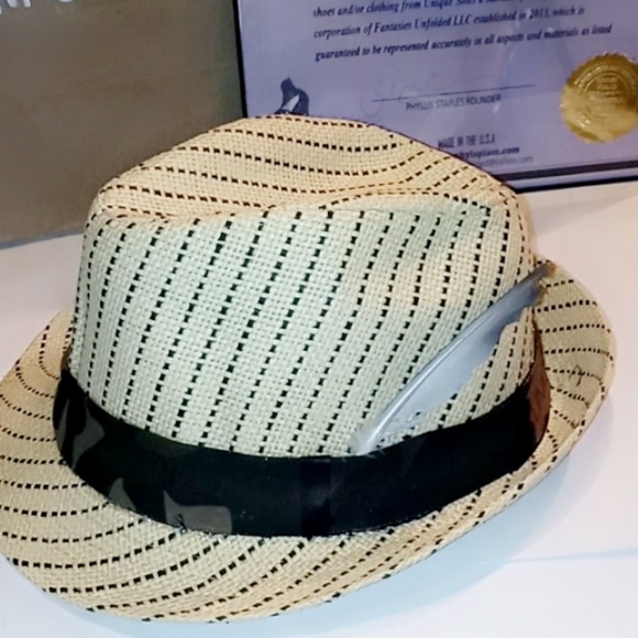 Wicker Fedora - Picture 2 of 3